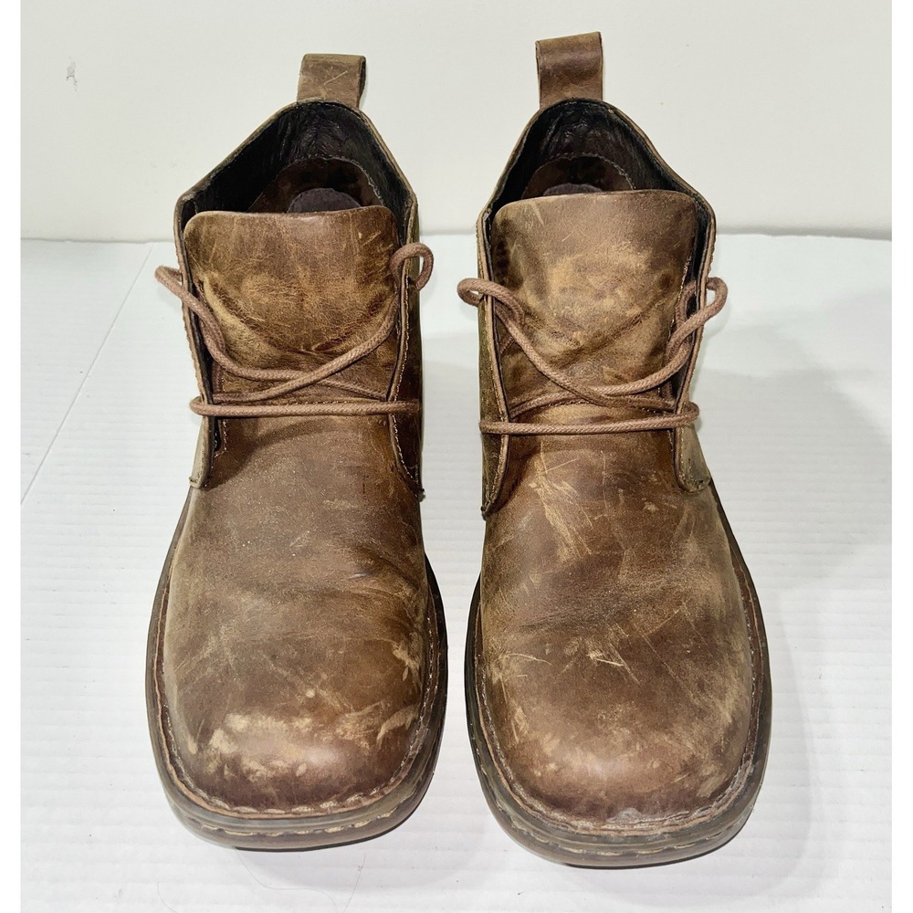 Born Harrison Chukka Boots Men's 9 Brown Leather Outdoor Dark Academia Classic